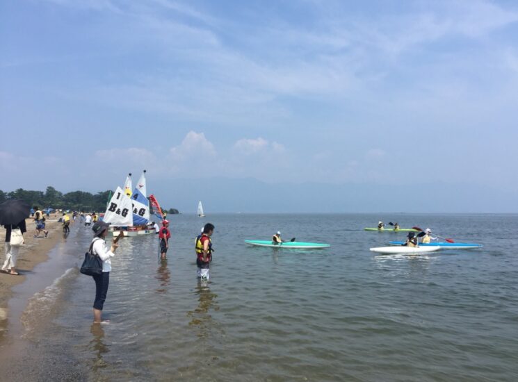 湖で気軽に♪マリンスポーツフェスティバル【野洲市・マイアミ浜】