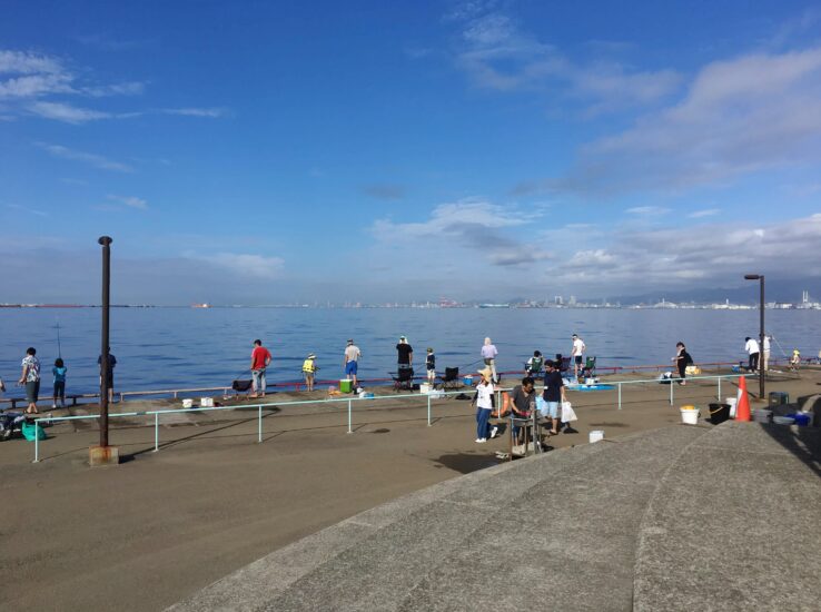 滋賀から日帰りで海におでかけ♪【鳴尾浜臨海公園・海づり広場】