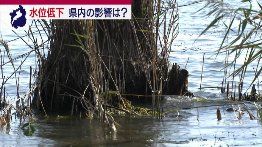 琵琶湖の水位が低下…県内の影響は？