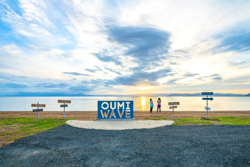 琵琶湖の絶景スポット！ビーチリゾート「OUMI WAVE」が7月15日(土)オープン