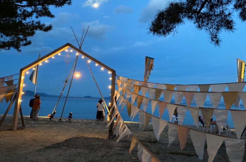 【しがライターReport】琵琶湖岸で音楽イベント「雨宿りには音楽を」疲れた心に雨宿りを